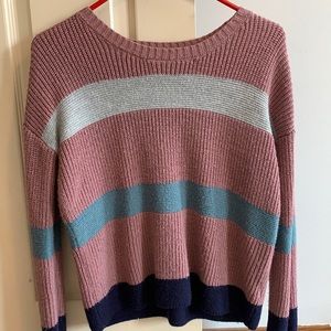 Pink and blue sweater!!